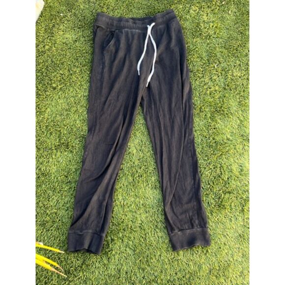 Size Small VS PINK Black Drawstring Sweatpants - Picture 1 of 3